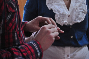 В день влюбленных студентам ПГУ представился уникальный шанс зарегистрировать свои отношения в Театральном ЗАГСе