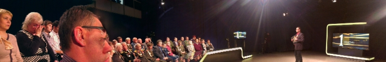 Студенты ПГУ, выступающие организаторами мероприятий к 9 мая приняли участие в съемках ток-шоу Павла Прохоренкова 1 студия