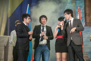 18.03.13 выступление Института международного сотрудничества в рамках проведения межфакультетского смотра-конкурса художественной самодеятельности Студенческая весна - 2013