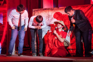 18.03.13 выступление Института международного сотрудничества в рамках проведения межфакультетского смотра-конкурса художественной самодеятельности Студенческая весна - 2013