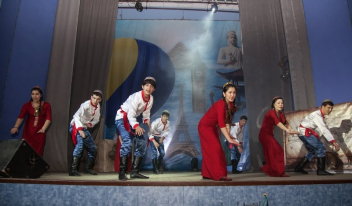 18.03.13 выступление Института международного сотрудничества в рамках проведения межфакультетского смотра-конкурса художественной самодеятельности Студенческая весна - 2013