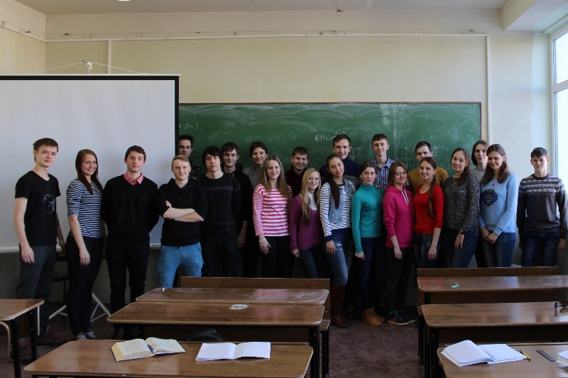 23 марта 2015 года прошла встреча студентов со школьниками 11 класса и студентами факультета вычислительной техники кафедры Безопасность жизнедеятельности.